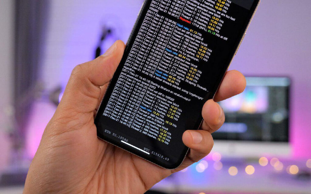 استخراج بیت کوین با گوشی