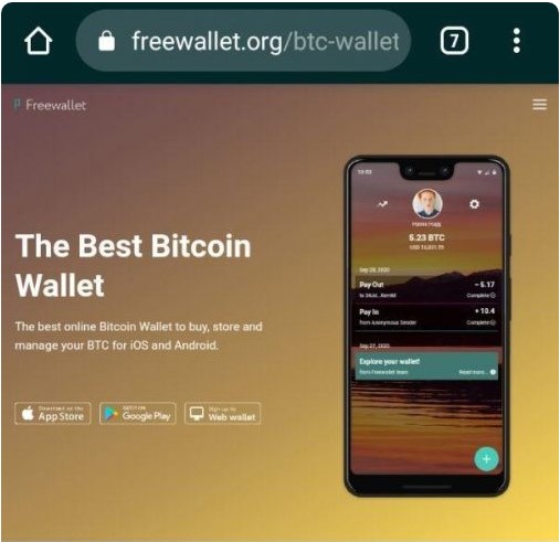 کیف پول فری ولت