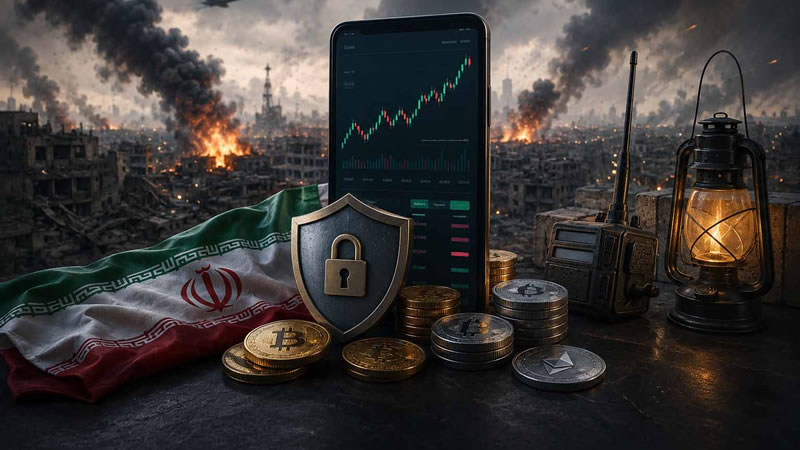 تاثیر جنگ بر اینترنت و ارز دیجیتال